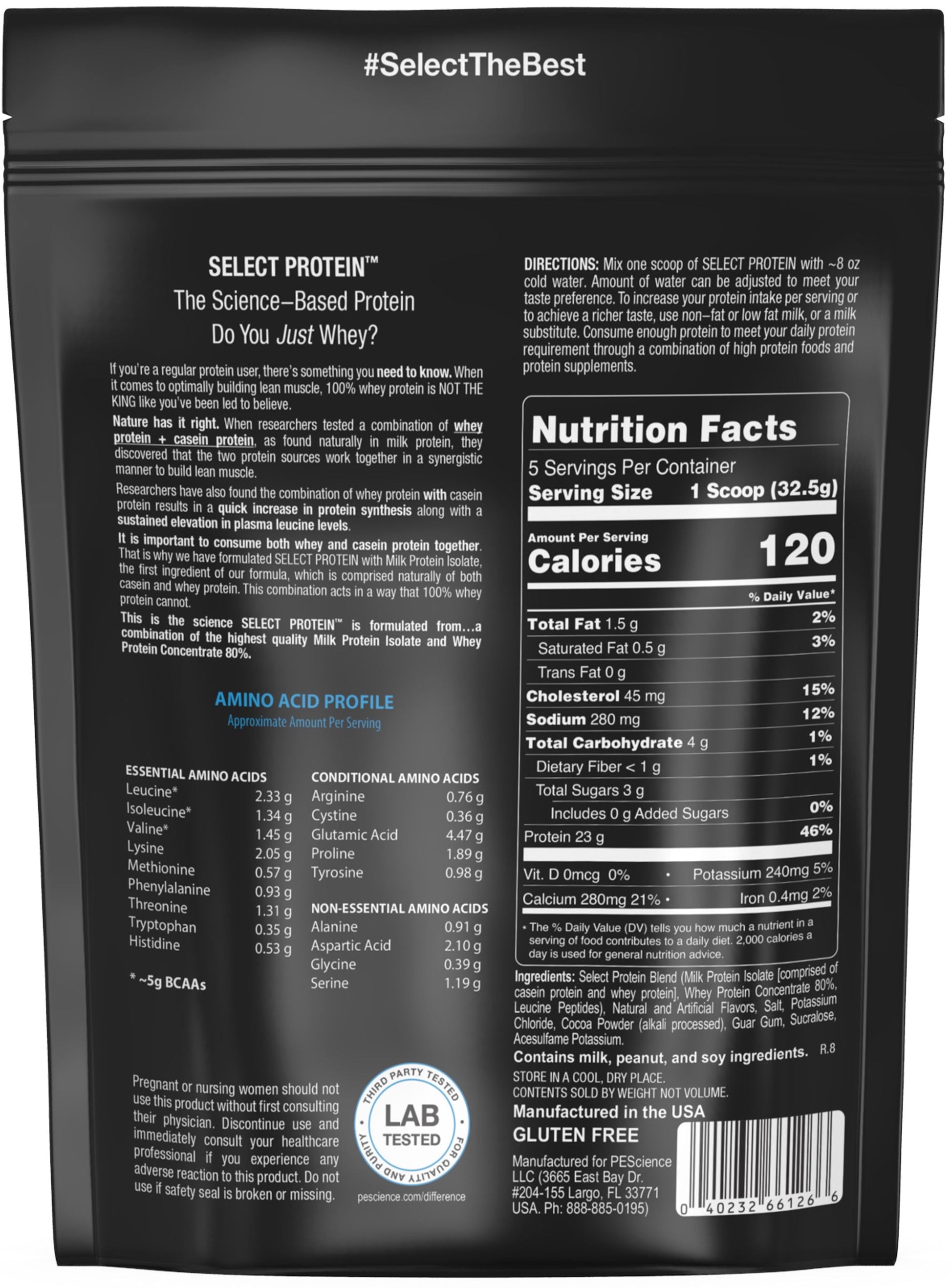 PEScience Select Protein Powder 