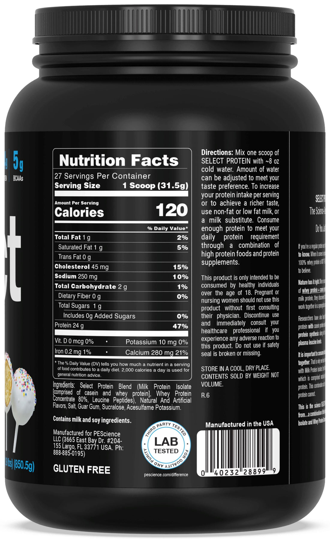 Select Protein | Whey + Casein Blend | Protein You'll Crave – PEScience