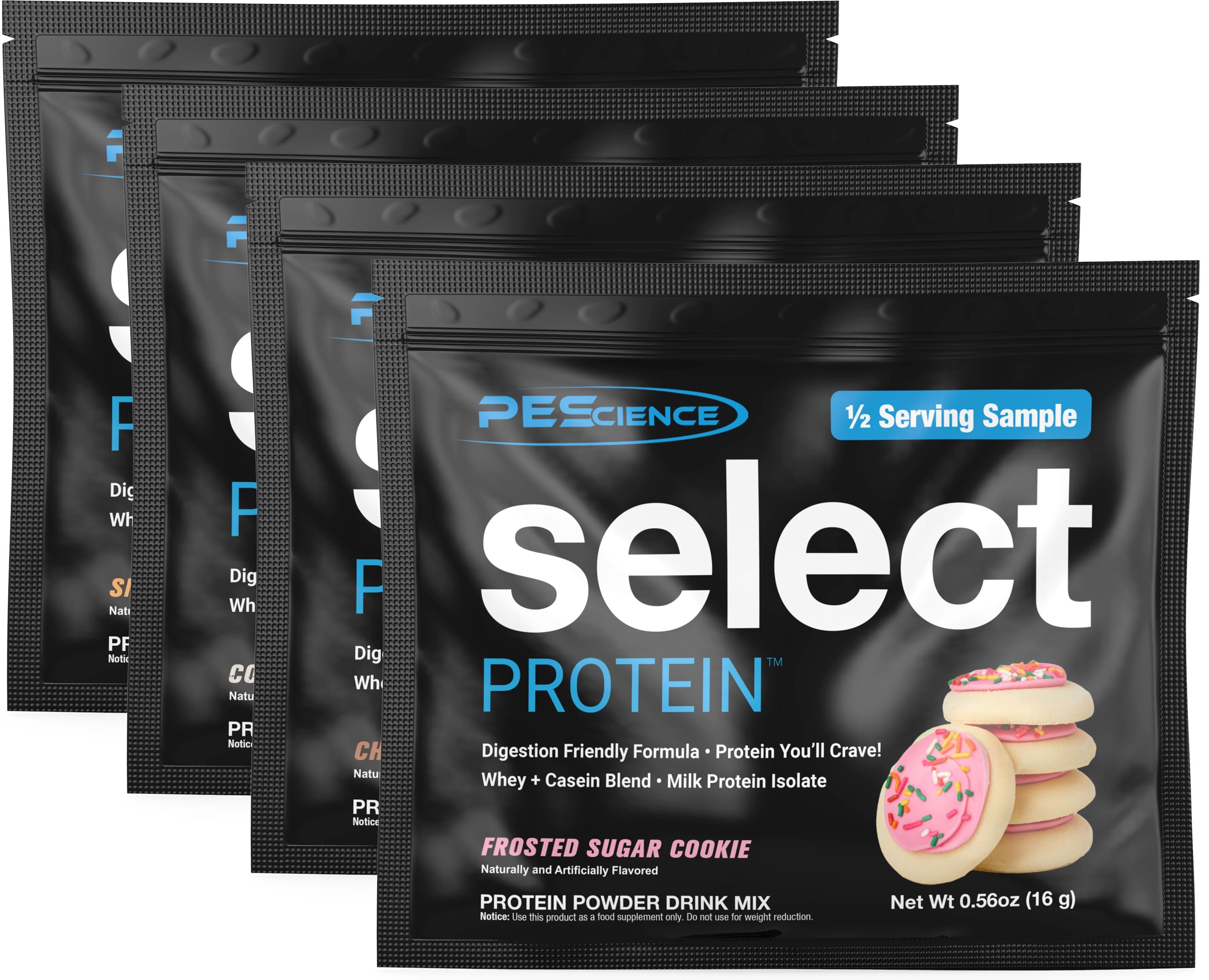 Select Protein Powder Sampler | Whey + Casein Protein Samples