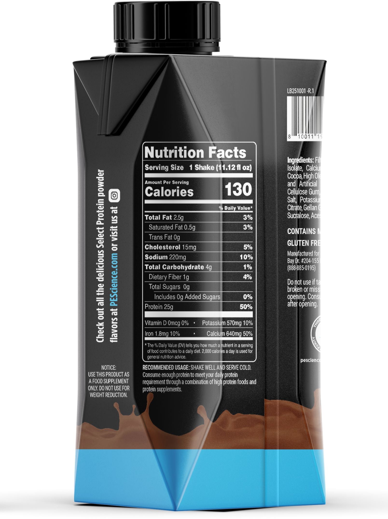 Select Protein Shake - Ready To Drink (RTD) Protein by PEScience