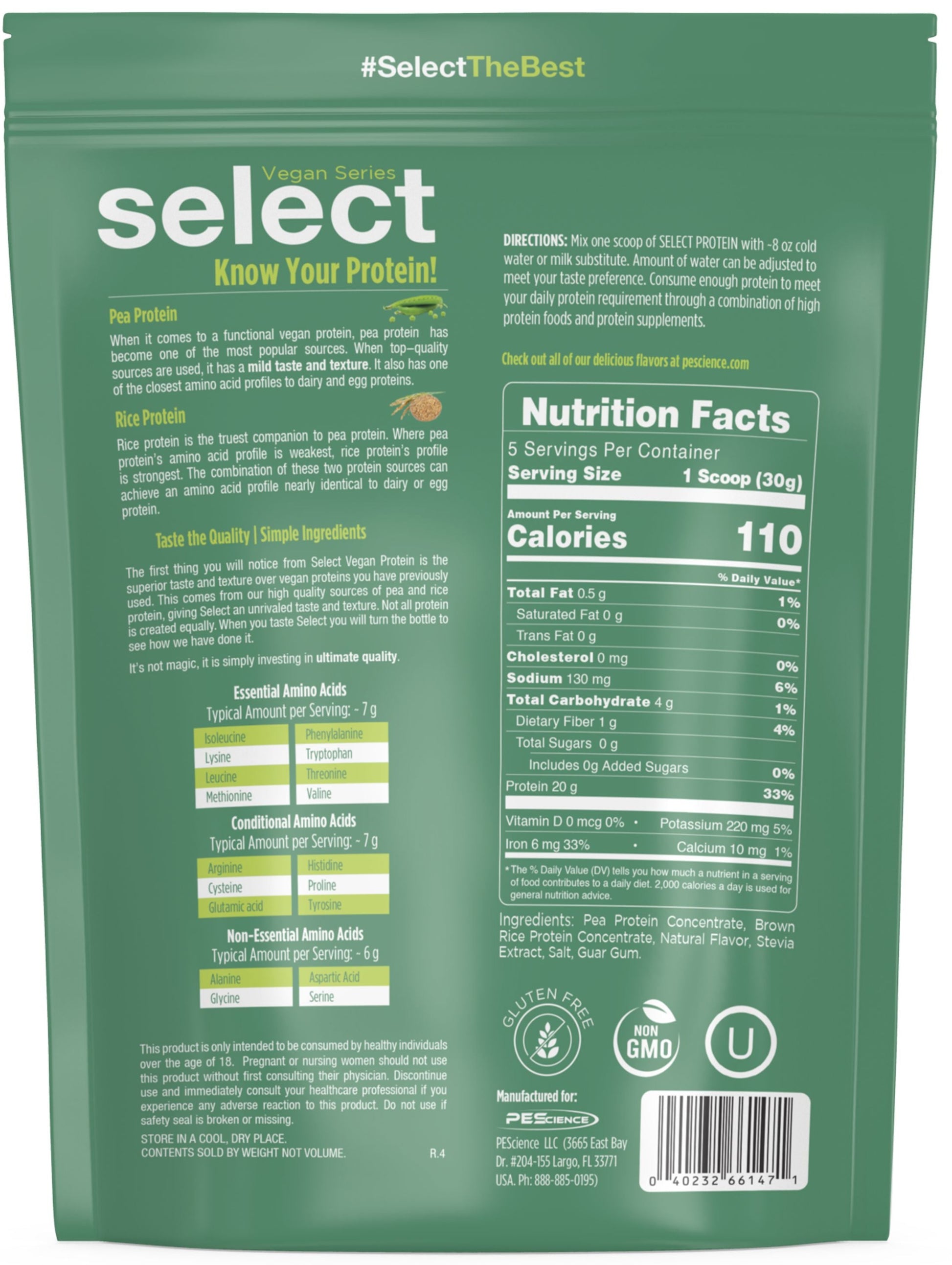 PEScience Select Vegan Protein 