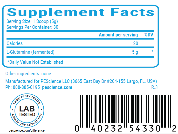 PEScience TruGlutamine Powder 