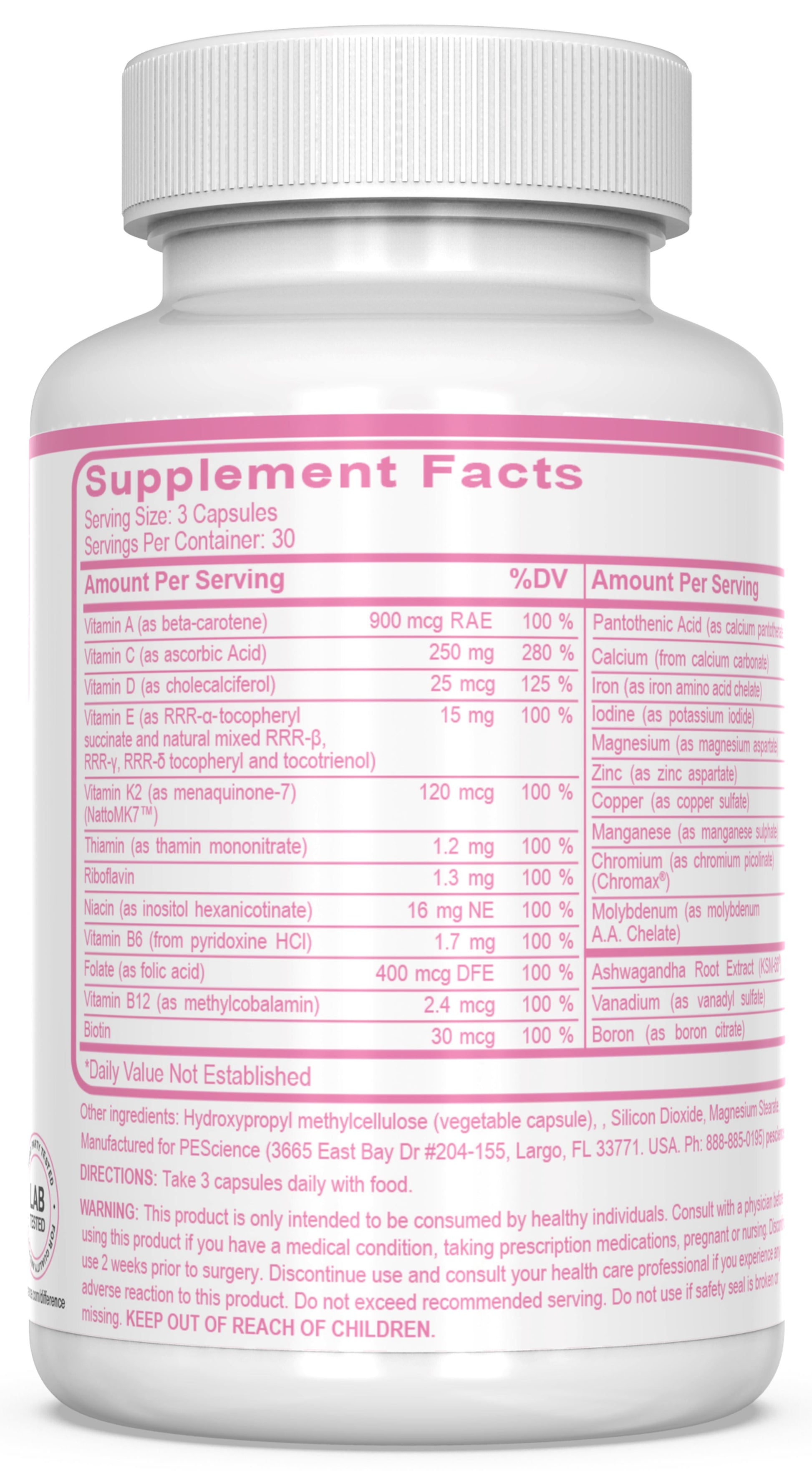 PEScience TruMulti Women's Multivitamin 