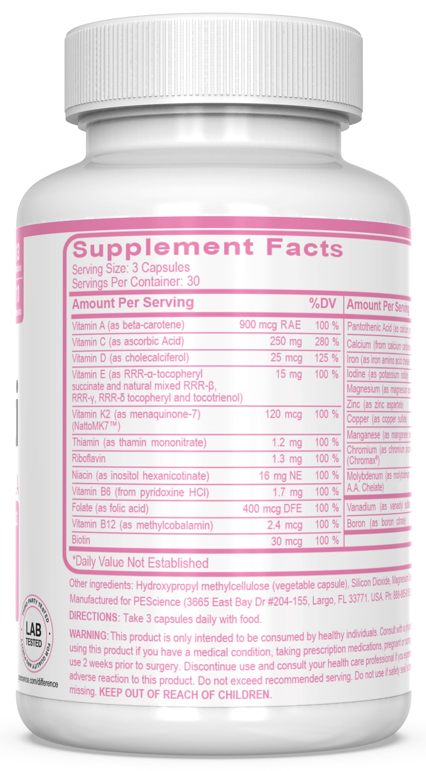 PEScience TruMulti Women's Multivitamin 