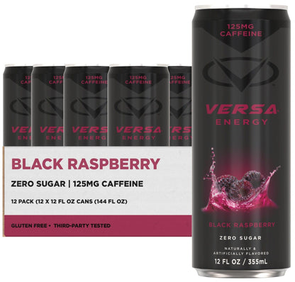 PEScience Versa Energy Drink Black Raspberry / 12 Pack 