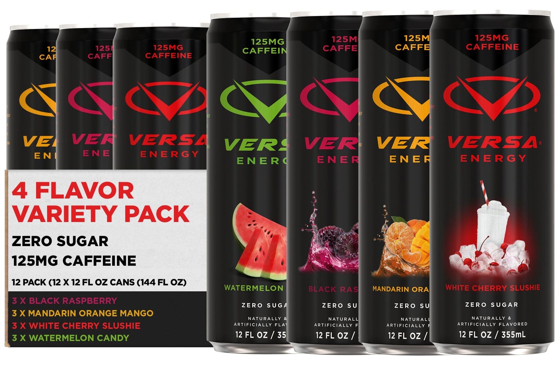 PEScience Versa Energy Drink Variety Pack / 12 Pack 
