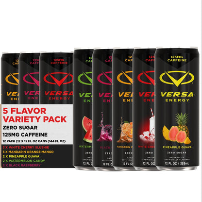 PEScience Versa Energy Drink Variety Pack / 12 Pack 