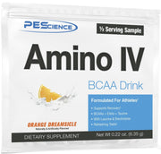 Amino IV Supplement PEScience Orange Dreamsicle 1 Sample 