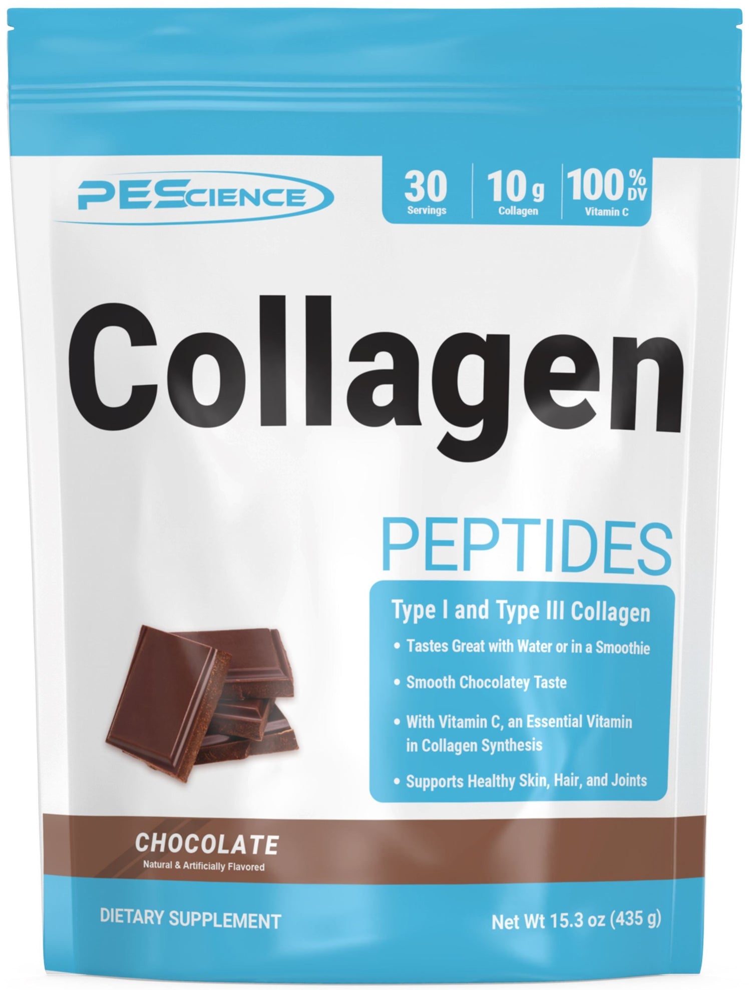 PEScience Collagen Peptides Chocolate 30