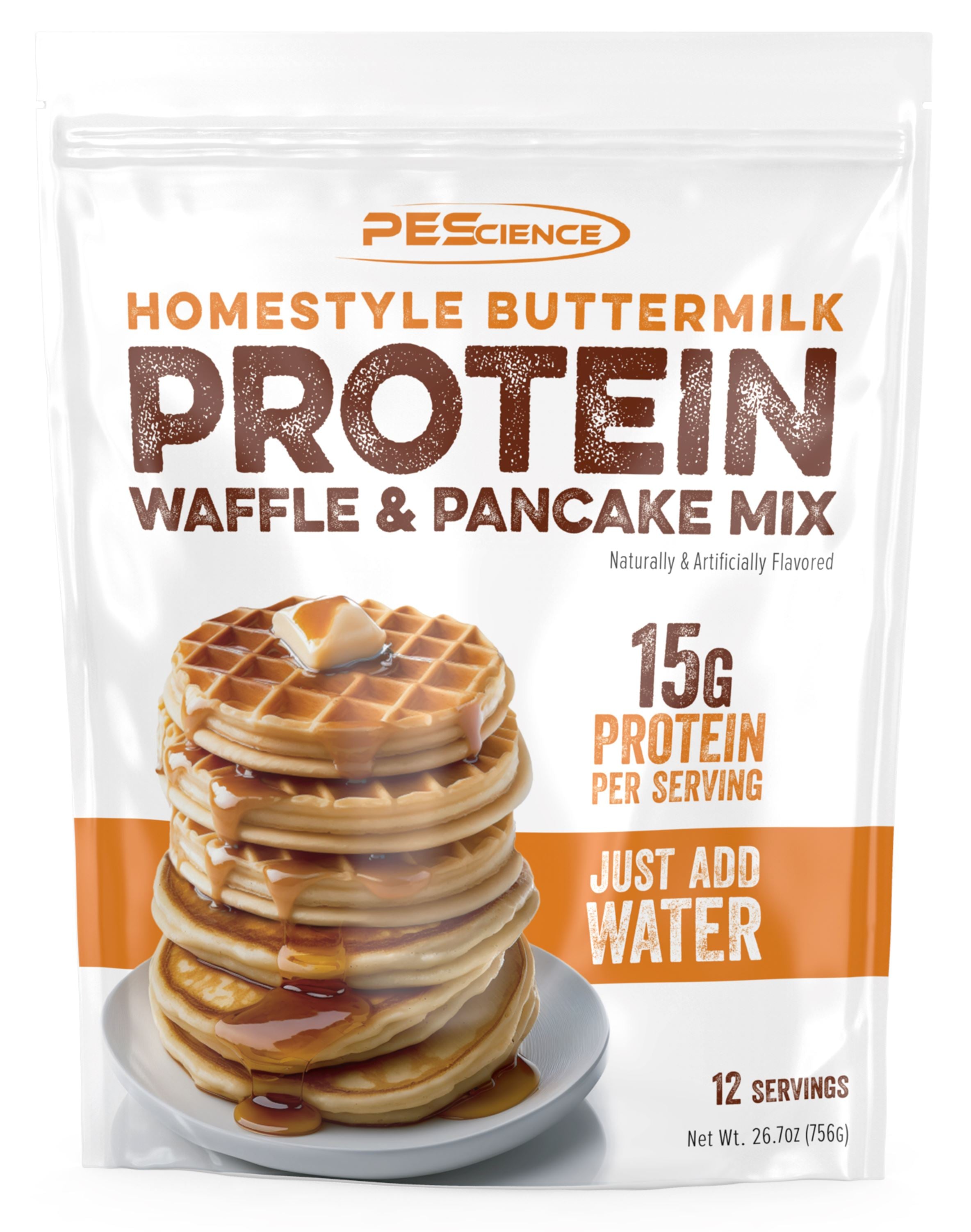 Protein Pancake & Waffle Mix 15g Protein Just Add – PEScience