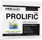 Prolific Supplement PEScience Sour Green Apple 1 Sample 