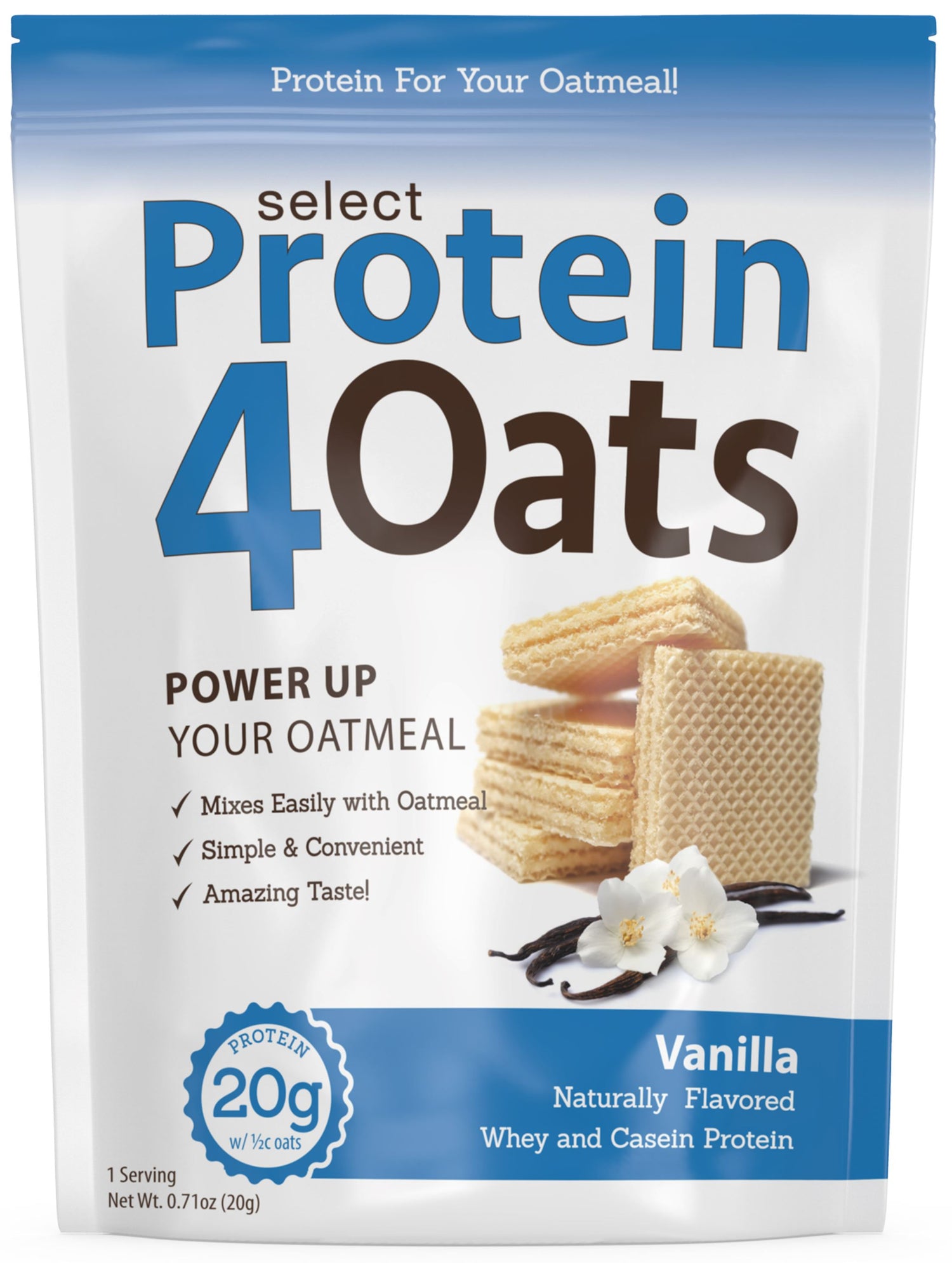 PEScience Protein4Oats Protein for Oatmeal Vanilla 12