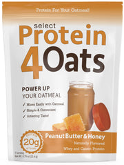 Protein4Oats Protein for Oatmeal Protein PEScience Peanut Butter and Honey 12 