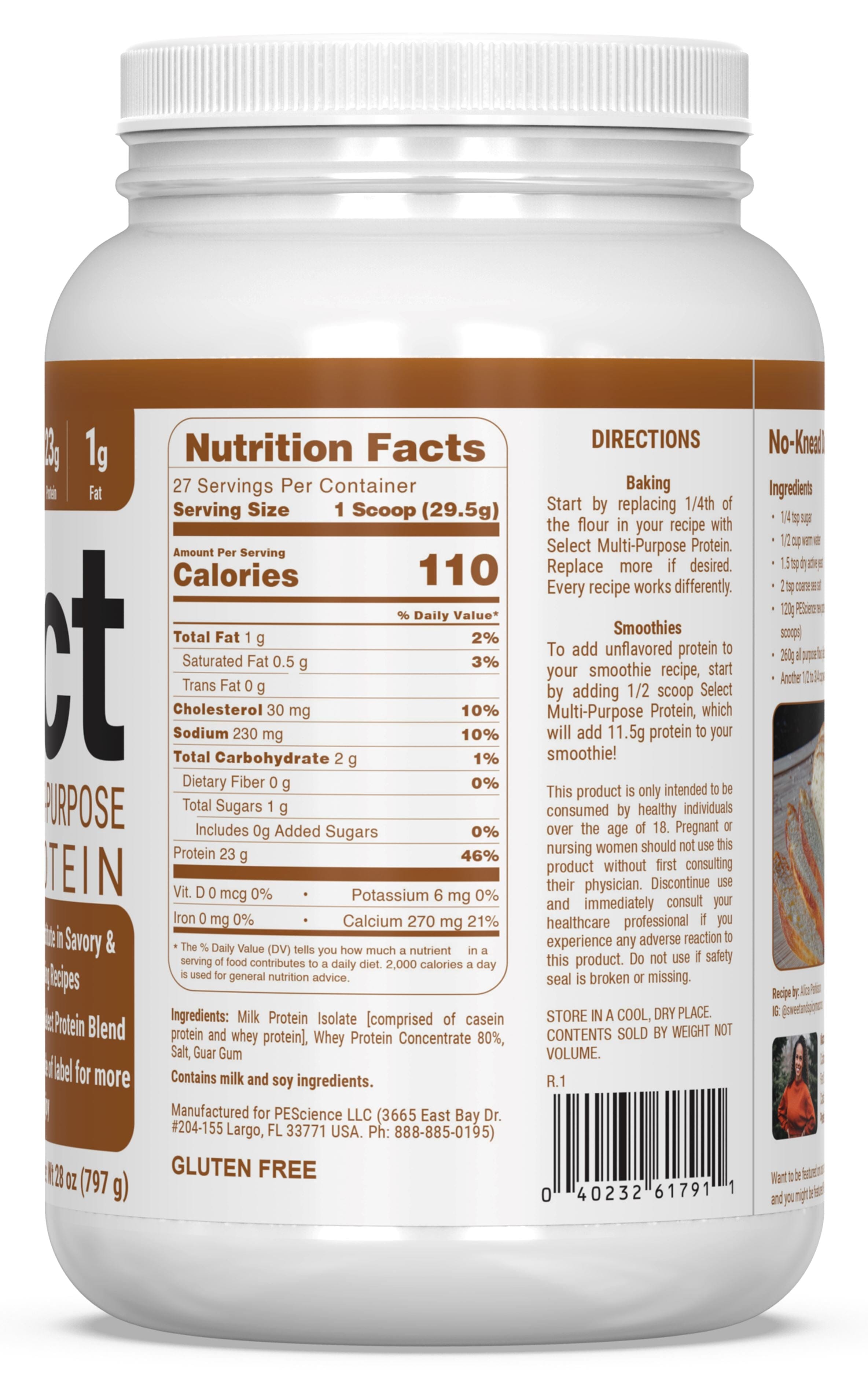 Select Ingredients Select Multi-Purpose Blend | Baking Protein. Protein Flour Replacement ...