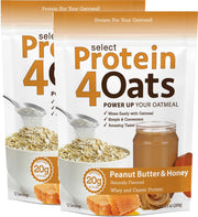 Protein4Oats Protein for Oatmeal Protein PEScience Peanut Butter and Honey 24 