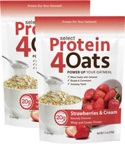 Protein4Oats Protein for Oatmeal Protein PEScience Strawberries and Cream 24 