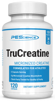 TruCreatine Capsules Supplement PEScience TruCreatine Capsules 30 